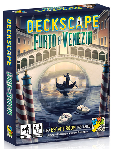 Image of Deckscape. Furto a Venezia. Gioco da tavolo